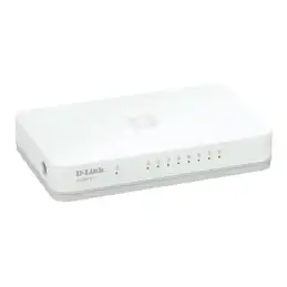 D-Link - Commutateur - non géré - 8 x 10 - 100 - 1000 - de bureau (GO-SW-8G)_2